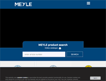 Tablet Screenshot of meyle.com